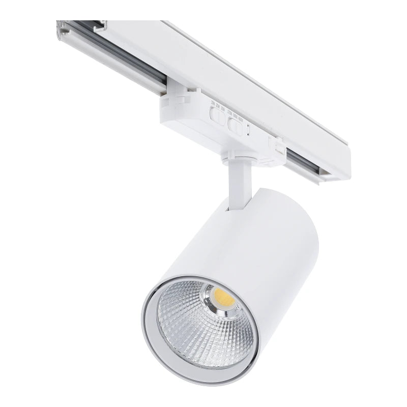 3-Fase spotjes | 10 | 20 | 30 watt | CCT en Wattage Switch – Dimbaar - Wit - Outledtl.nl